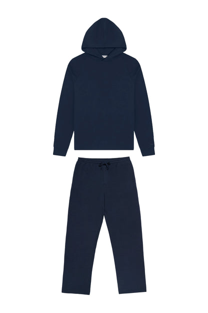 Luxury Lounge Straight Pant Hoodie Set